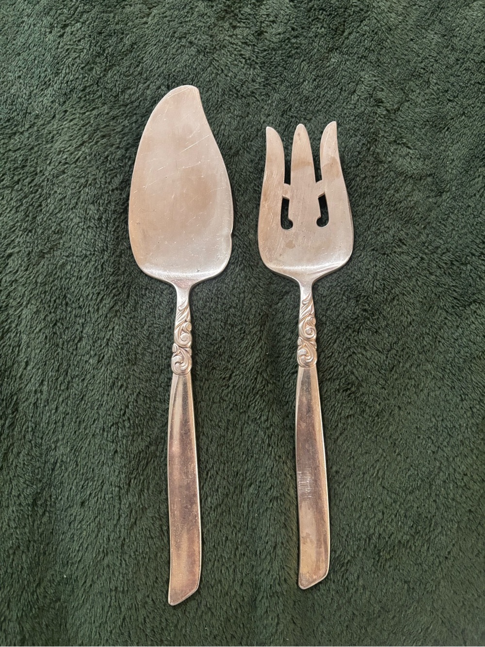 VIntage Oneida Community South Seas 8 Soup Spoons Sliver Plated Mid Century